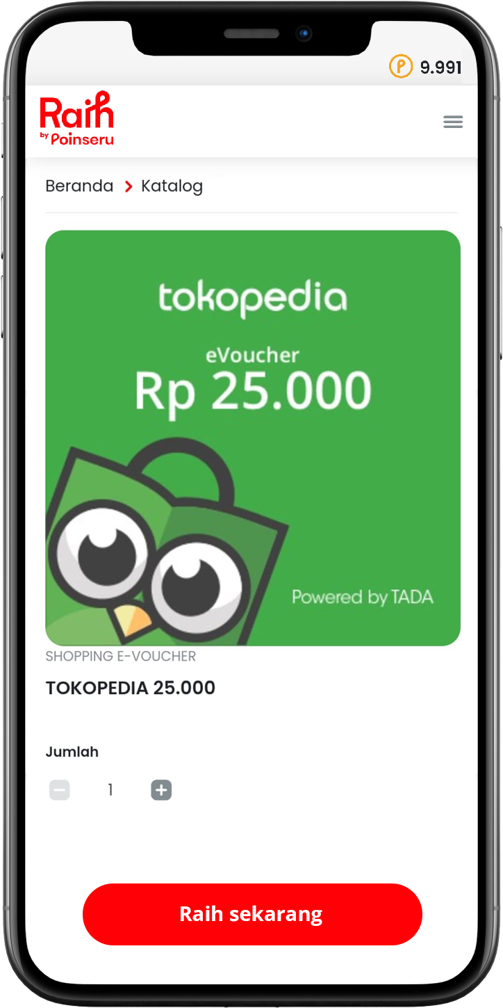 Bagaimana cara menukarkan Poinseru?​