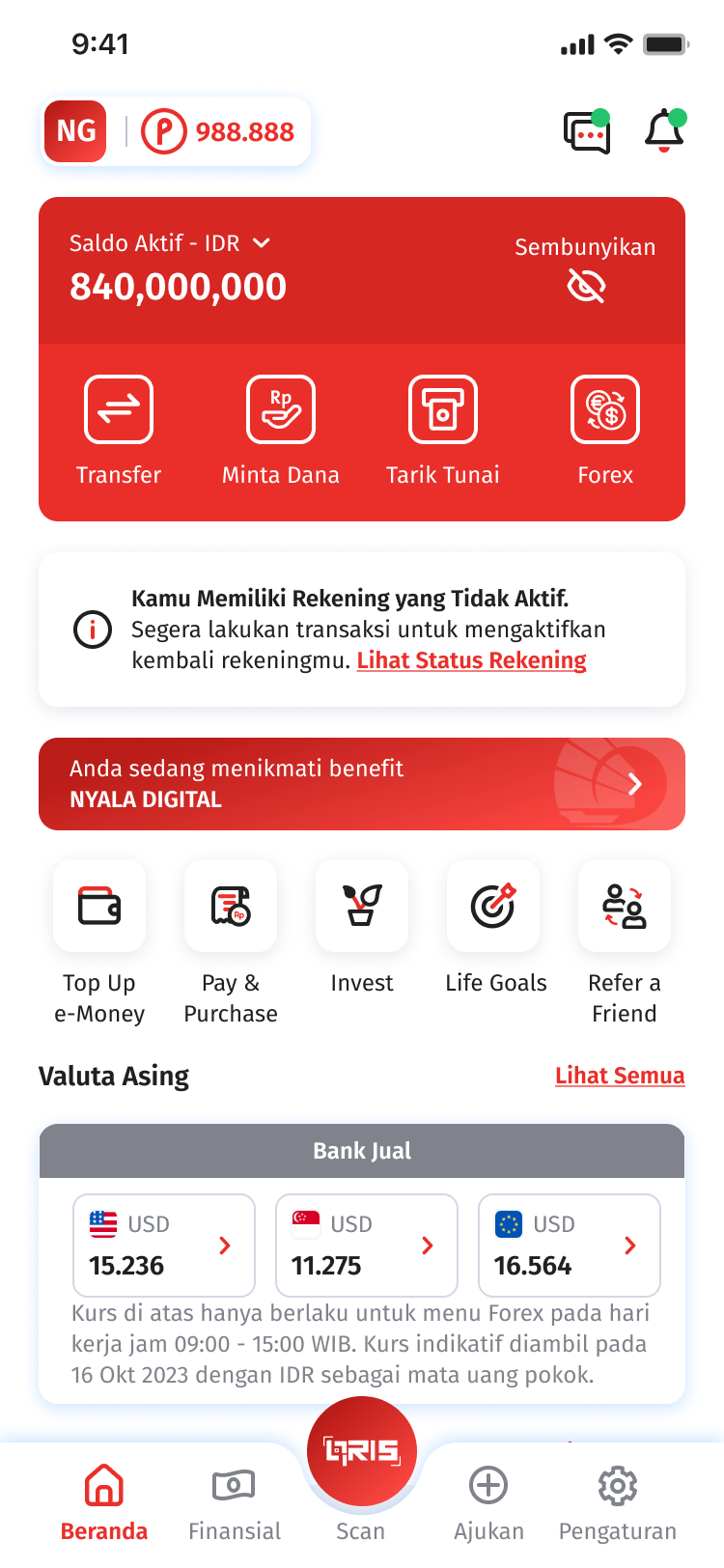 Reaktivasi OCBC mobile