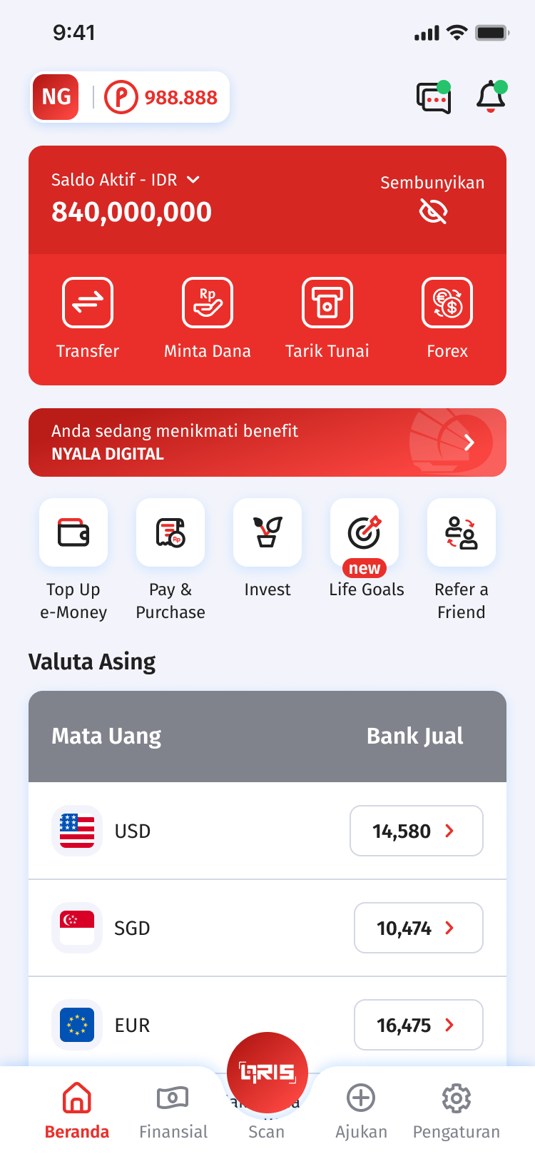 Reaktivasi OCBC mobile